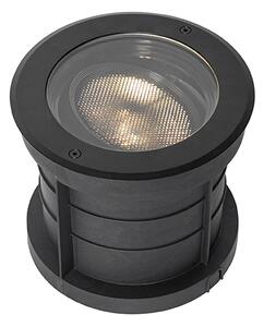 Spot exterior îngropat negru AR111 reglabil IP65 - Delux Honey