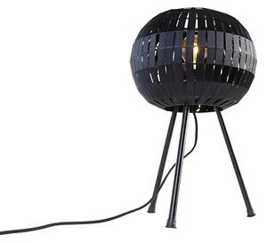 Lampă de masă modernă cu trepied negru - Zoë