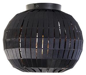 Plafoniera moderna neagra 26 cm - Zoë