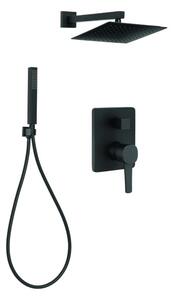 Invena Trend, set de duș ascuns cu duș de mână și de ploaie 25x25cm, INV-BS-02-0K4-V