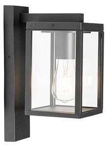 Lampa de perete exterioară industrială neagră IP44 - Charlois