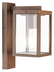 Lampa de perete exterioară industrială maro ruginit IP44 - Charlois