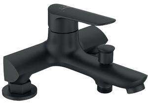 Laveo Appia, baterie pentru cada/dus h-112, negru, LAV-BLP_715D