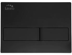 Laveo Beni, buton de spălare a toaletei, negru, LAV-VPB_795V