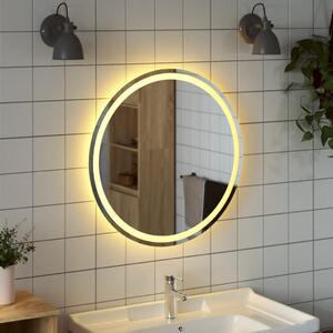 Oglindă de baie cu LED, 70 cm, rotundă