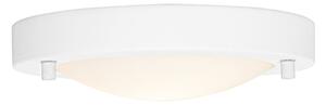 Plafoniera moderna alba 18 cm IP44 - Yuma