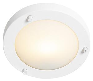 Plafoniera moderna alba 18 cm IP44 - Yuma