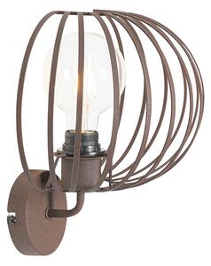 Lampa de perete de design maro ruginiu 30 cm - Johanna