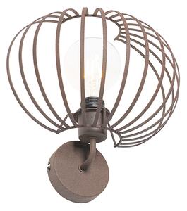Lampa de perete de design maro ruginiu 30 cm - Johanna