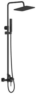 Laveo Pola, set de dus cu robinet cu maneta, negru mat, LAV-PLA_70KX