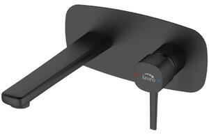 Laveo Pola, baterie pentru lavoar ascuns, negru mat, LAV-BAP_722P