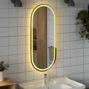 Oglindă de baie cu LED, 100x45 cm, ovală