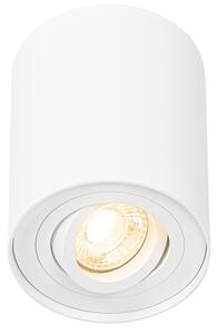 Spotlight inteligent de plafon alb reglabil incl. Wifi GU10 - Rondoo up