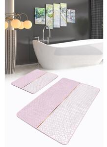 Covorașe de baie roz în set de 2 buc. 100x60 cm - Minimalist Home World