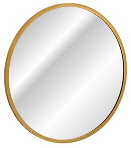 Comad Hestia oglindă 60x60 cm rotund cu iluminare auriu LUSTROHESTIA60