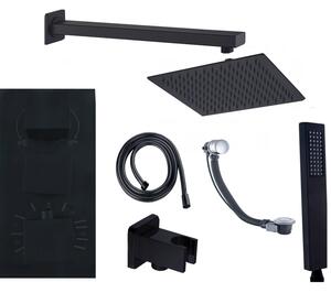 Mexen CUBE - SET DUȘ SUBTERAN 3 PRISE 7 în 1, NEGRU, 5907709106567