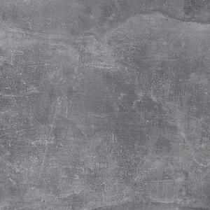 FMD Birou cu rafturi laterale, gri beton, 117x73x75 cm 366-001