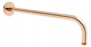 Mexen KAI, braț ascuns 40 cm + cap de duș 30 cm, auriu roz, 79230-60 + 79211-60