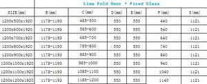 Mexen Lima, cabina de dus 120 (usa) x 60 (perete) cm, sticla transparenta 6 mm, profil cromat, 856-120-060-01-00