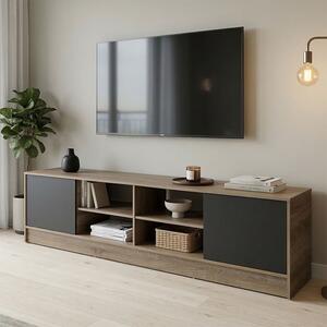 Comoda TV, Tivia, Sonoma, 35x180x41.5 cm