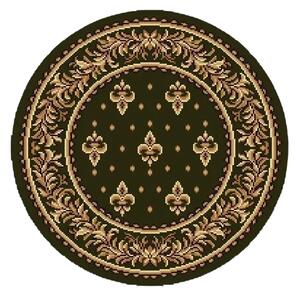 Covor Lotus bisericesc rotund crini imperiali verde Selectează mărime: 067 X 067