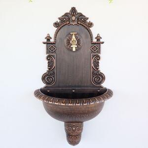 Cișmea de perete pentru grădină Antic, negru-bronz