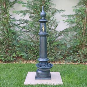 Cișmea de grădină aluminiu Flora, gri