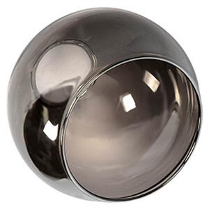 Spotlight inteligent pentru plafon negru cu sticlă fumurie cu Wi-Fi P45 - Vidro