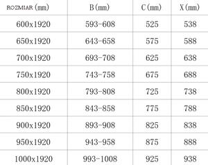 Mexen Pretoria, usa de dus cu deschidere 60 x 190 cm, sticla transparenta 6 mm, profil cromat, 852-060-000-01-00