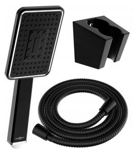 Accesorii Mexen - Set duș de mână cu 1 punct R-54, negru, 785546053-71