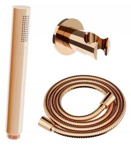 Accesorii Mexen - set de duș de mână ascuns cu 1 punct R-70, aur roz, 785706051-60