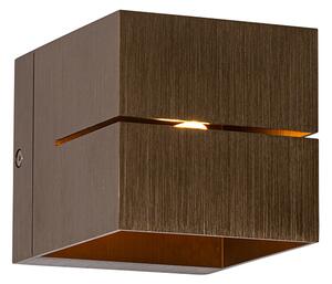 Set de 2 aplice inteligente bronz închis 9,7 cm, inclusiv WiFi G9 - Transfer Groove