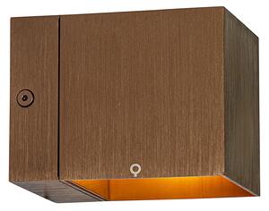 Set de 2 aplice inteligente bronz închis 8 cm cu WiFi G9 - Transfer