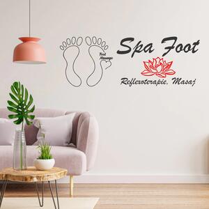 Sticker perete Spa Foot
