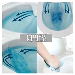 Mexen RICO Rimless, vas de toaletă suspendat cu scaun + bideu, alb, 30724000+35724800