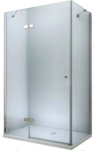 Mexen Roma, cabina de dus 70 (usa) x 50 (perete) cm, sticla transparenta 6mm, profil cromat, 854-070-050-01-00