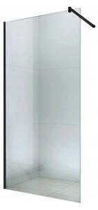 Paravan de dus Mexen WALK-IN, sticla 6mm, 60cm, profil negru, sticla transparenta, 850-060-000-70-00