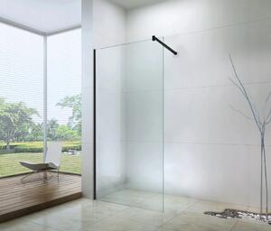 Paravan de duș Mexen WALK-IN, sticlă 6 mm, 50 cm, profil negru, sticlă transparentă, 850-050-000-70-00