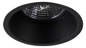 Set de 6 spoturi încastrate moderne negre AR70 - Dept