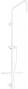 Mexen T, coloana de dus, raft, alb, 79393-20