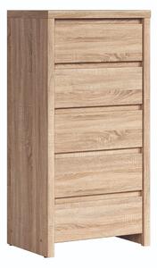 Comodă Nolroma 106, Stejar Sonoma, PAL laminat, 113x56x41cm, 35 kg