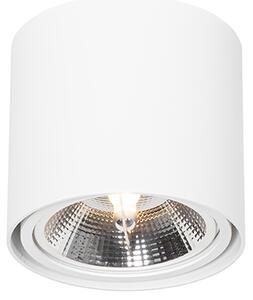 Set de 4 spoturi de design montate la suprafață alb GU10 111mm - Impact