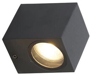Set de 3 Aplice Smart de Perete Negre IP44 Incl. Zigbee GU10 - Baleno
