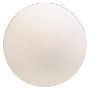 Lampă suspendată inteligentă scandinavă argintie cu sticlă opal 50cm incl. WiFi A60 - Ball 50