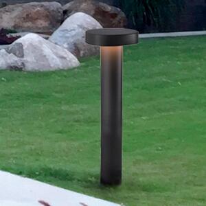 Viokef Lampă LED cu postament Onda, IP54, înălțime 50 cm, Negru, Metal, Modern