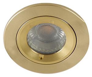 Set de 6 spoturi încastrate moderne aurii rotunde IP44 - Xena