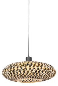 Oosterse hanglamp zwart bamboe 40 cm - Ostrava