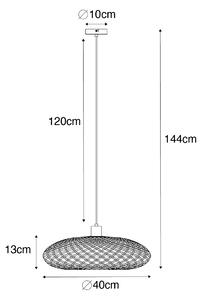 Lampa orientala suspendata bambus 40 cm - Ostrava