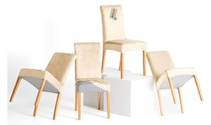 Huse bej 4 buc. elastice pentru scaun 48 cm Sento – Restilo
