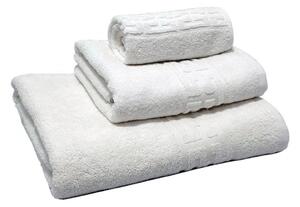 Set 3 Prosoape Baie Bumbac 100% Model Grecesc 500 g - Alb